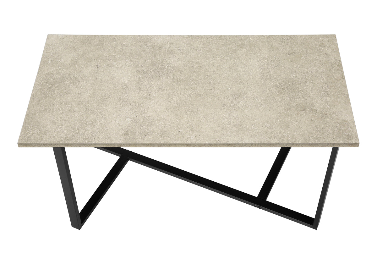 Bianca Cream Stone & Black Metal Table Set (Set of 3) | Ortholuxe Home - Photo 7