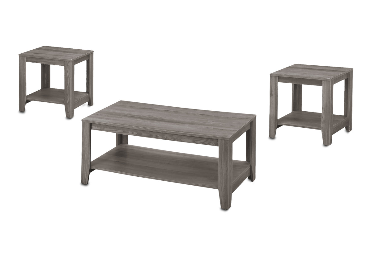 Delphine Grey Table Set (Set of 3) | Ortholuxe Home - Photo 2