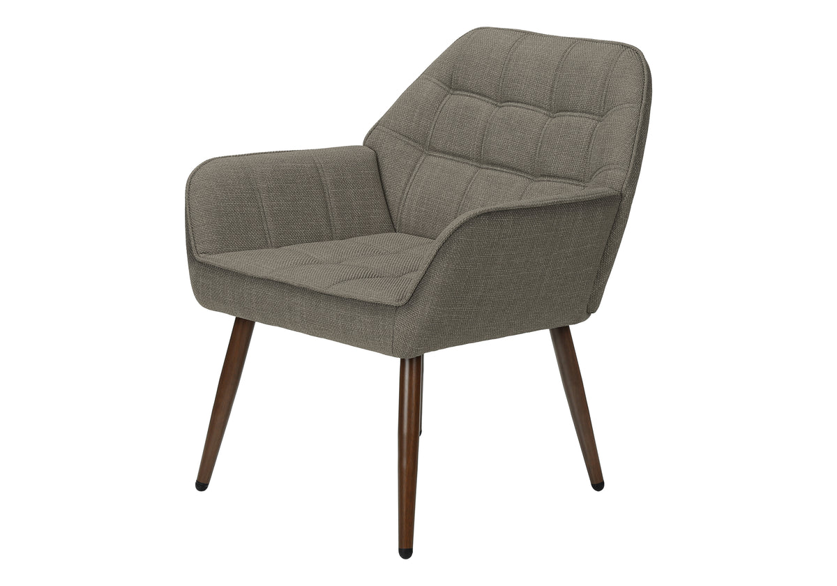 Elodie Light Brown Fabric Accent Chair | Ortholuxe Home - Photo 2