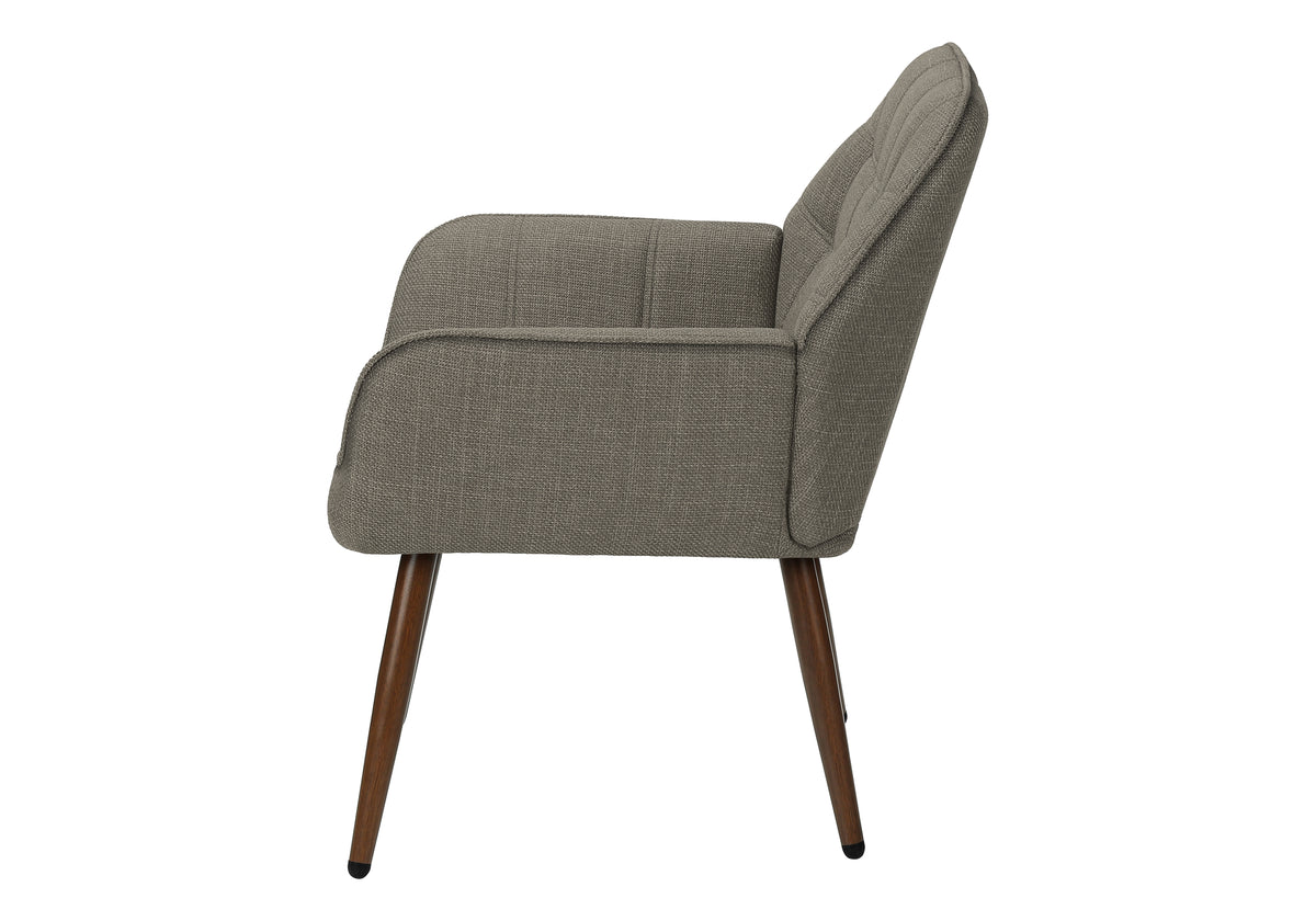 Elodie Light Brown Fabric Accent Chair | Ortholuxe Home - Photo 4