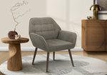 Elodie Light Brown Fabric Accent Chair | Ortholuxe Home