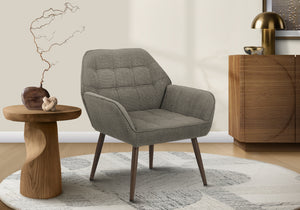 Elodie Light Brown Fabric Accent Chair | Ortholuxe Home