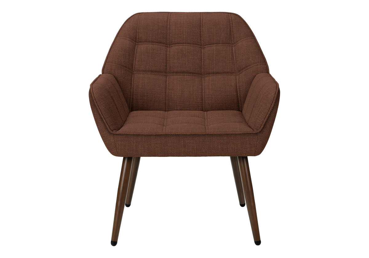 Elodie Rust Fabric Accent Chair | Ortholuxe Home - Photo 3
