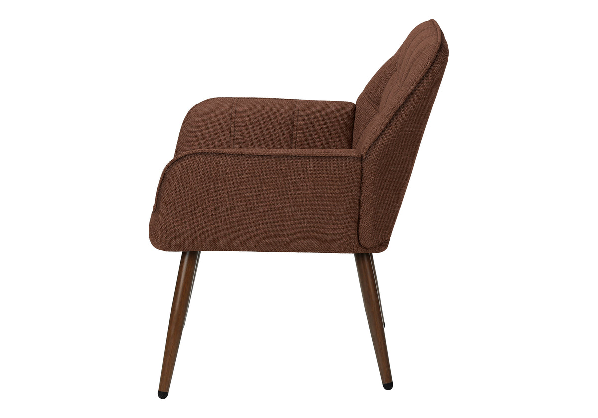 Elodie Rust Fabric Accent Chair | Ortholuxe Home - Photo 4