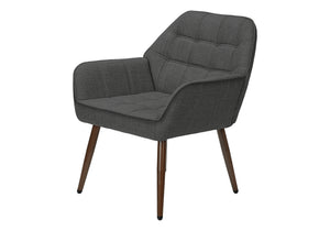 Elodie Light Grey Fabric Accent Chair | Ortholuxe Home - Photo 2