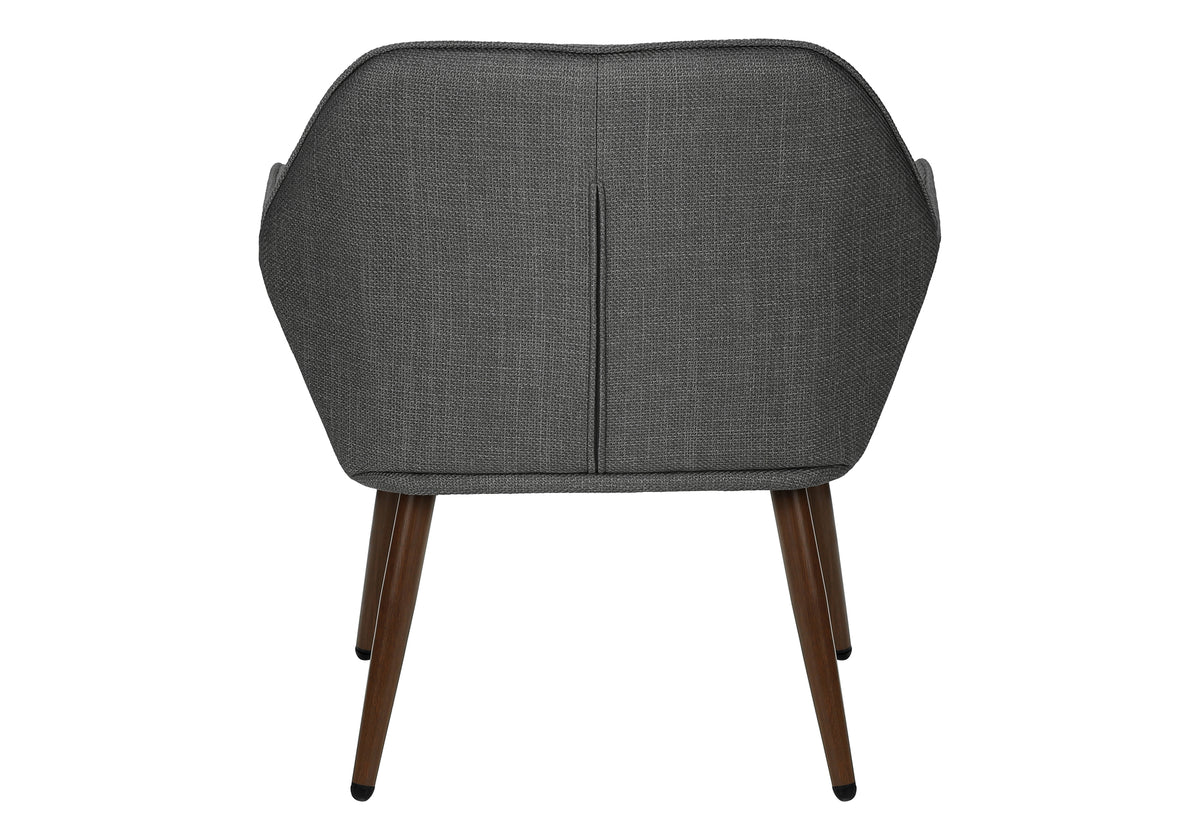 Elodie Light Grey Fabric Accent Chair | Ortholuxe Home - Photo 5