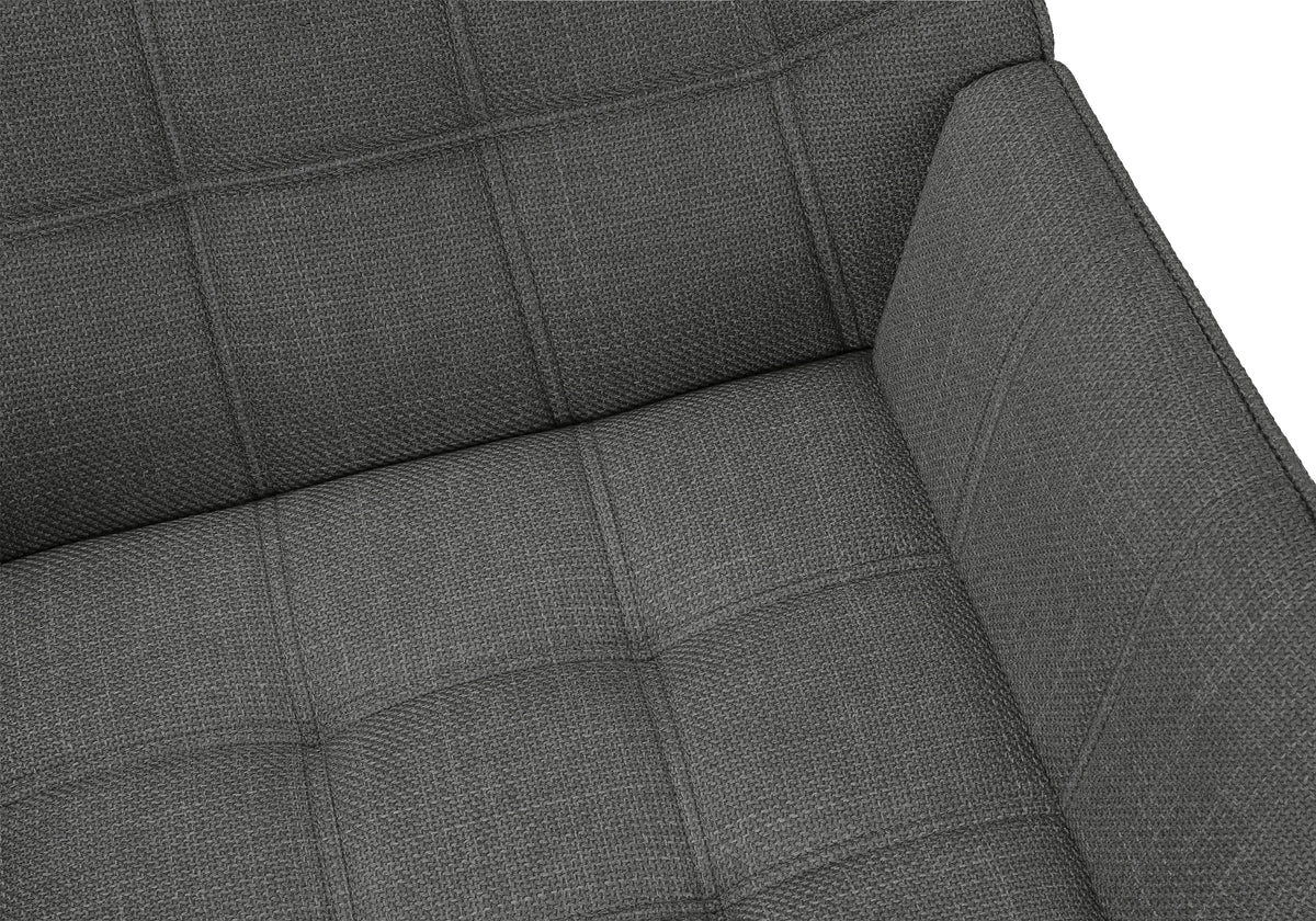 Elodie Light Grey Fabric Accent Chair | Ortholuxe Home - Photo 7
