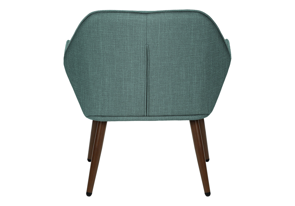 Elodie Turquoise Fabric Accent Chair | Ortholuxe Home - Photo 5