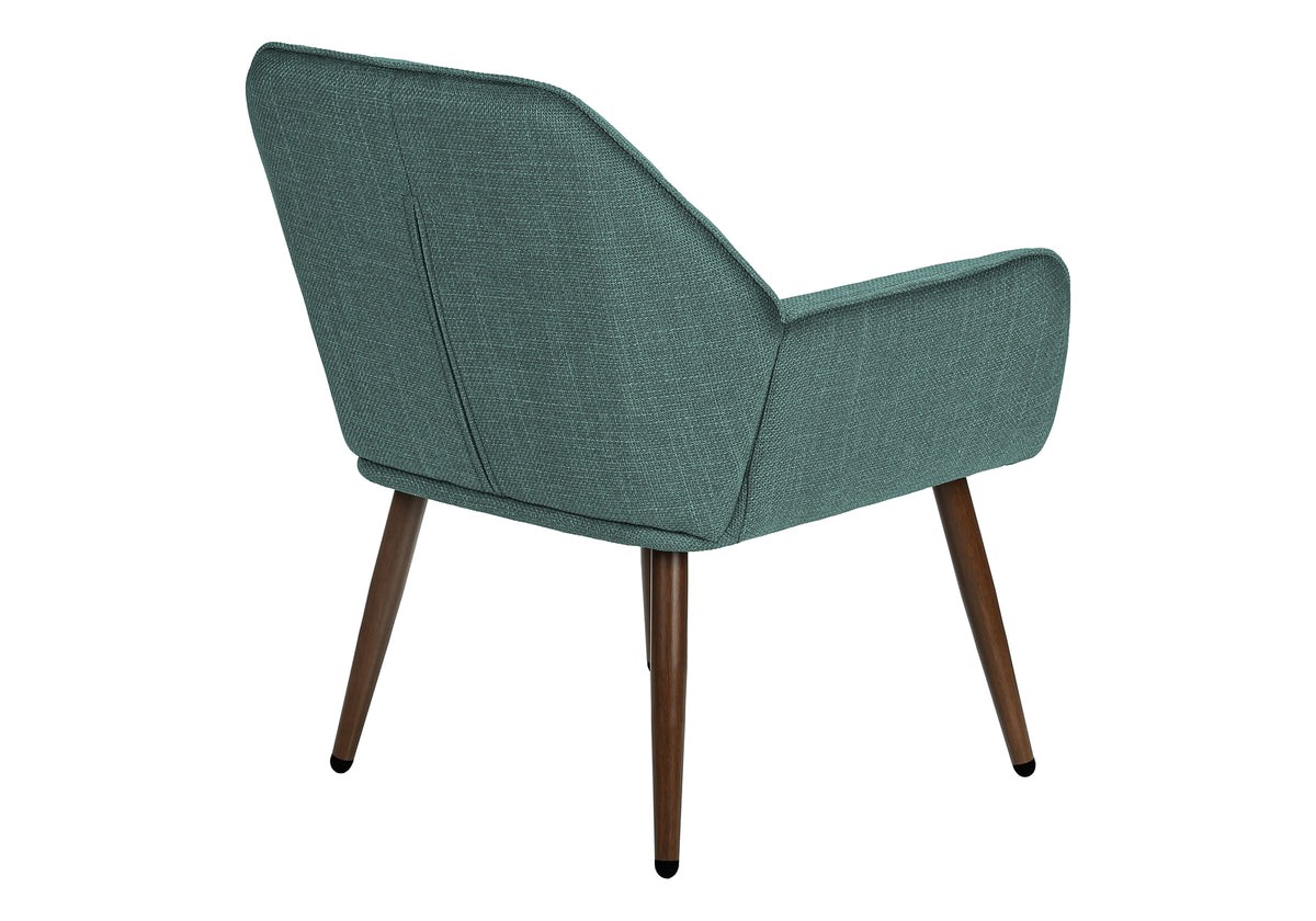 Elodie Turquoise Fabric Accent Chair | Ortholuxe Home - Photo 6