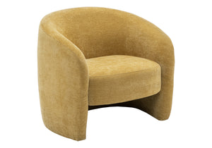 Gemma Gold Fabric Accent Chair | Ortholuxe Home - Photo 2