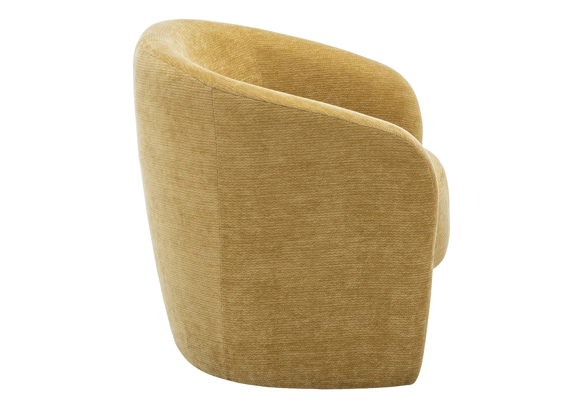 Gemma Gold Fabric Accent Chair | Ortholuxe Home - Photo 5