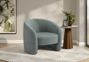 Gemma Teal Fabric Accent Chair | Ortholuxe Home