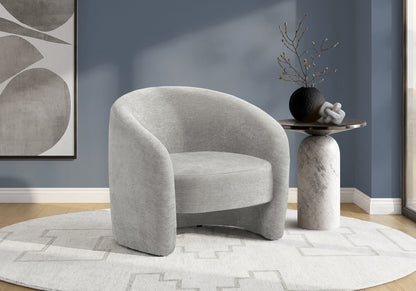 Gemma Light Grey Fabric Accent Chair | Ortholuxe Home