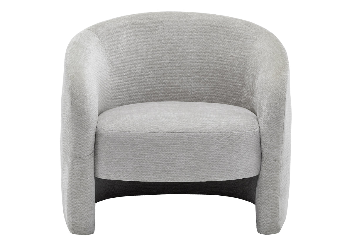 Gemma Light Grey Fabric Accent Chair | Ortholuxe Home - Photo 4