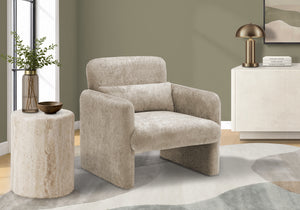 Gemma Light Brown Fabric Accent Chair | Ortholuxe Home