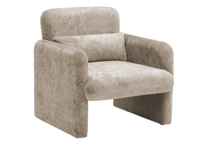 Gemma Light Brown Fabric Accent Chair | Ortholuxe Home - Photo 2