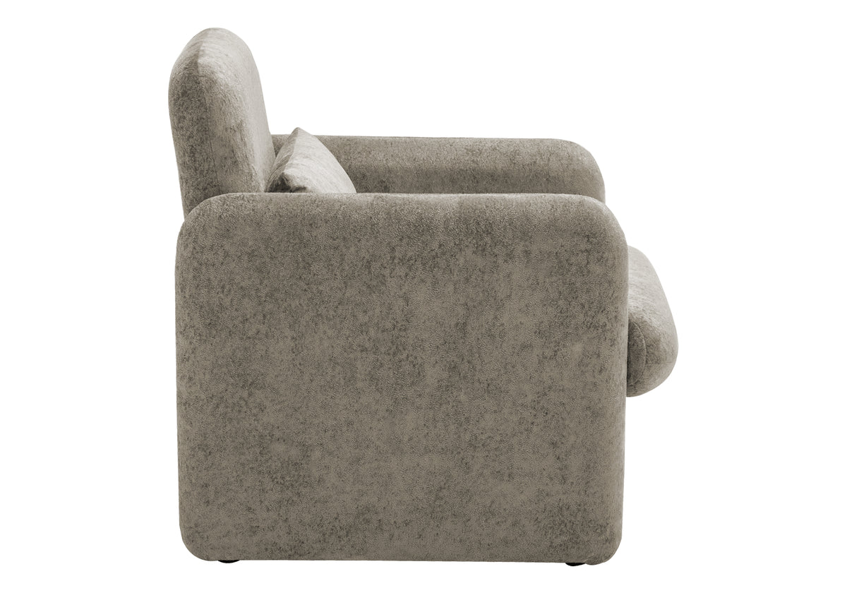 Gemma Grey Fabric Accent Chair | Ortholuxe Home - Photo 4