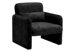 Gemma Black Fabric Accent Chair | Ortholuxe Home - Photo 2
