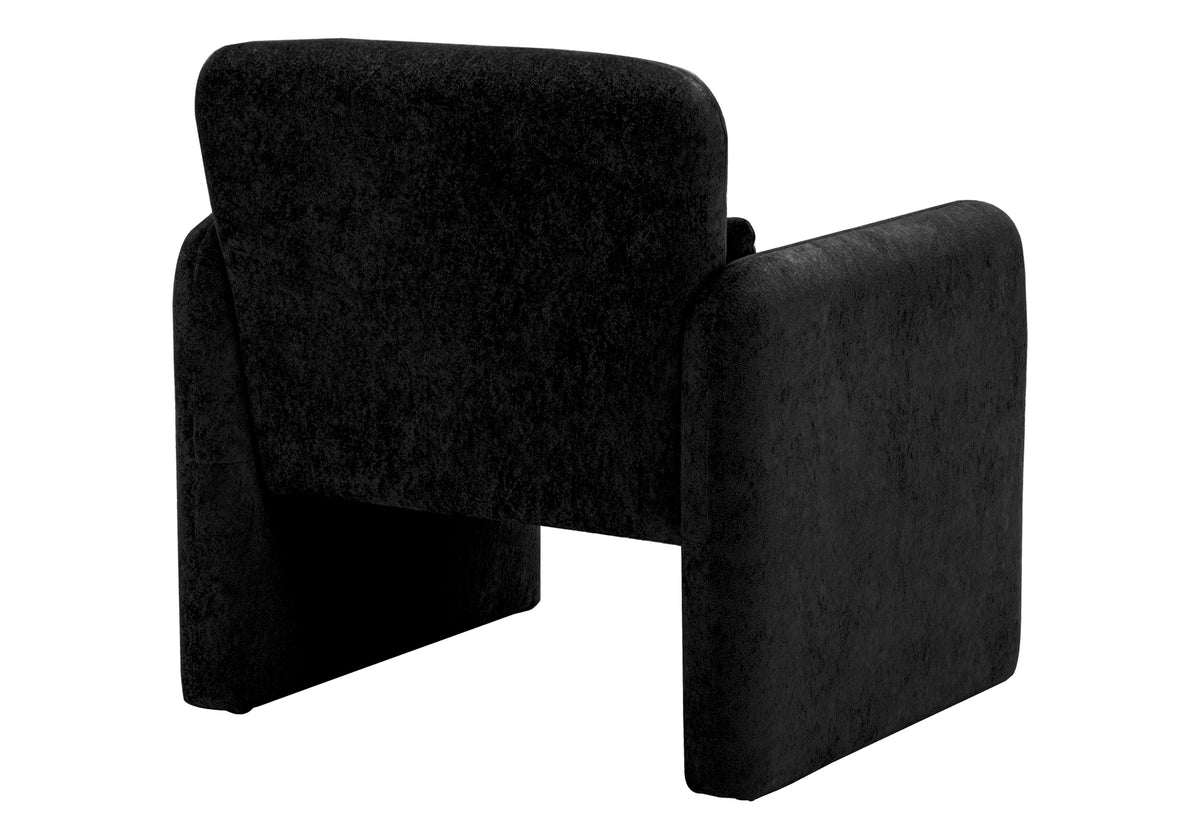 Gemma Black Fabric Accent Chair | Ortholuxe Home - Photo 5
