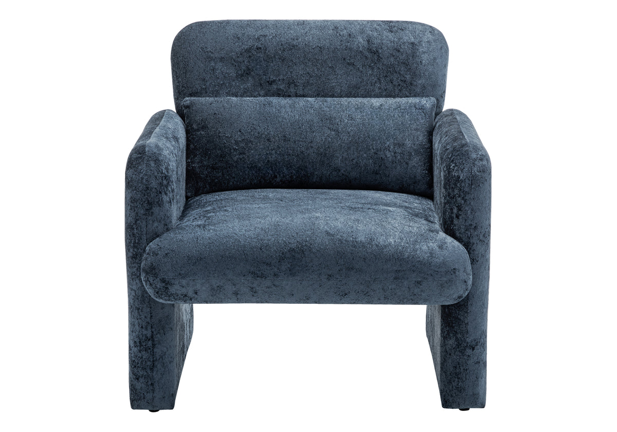 Helena Blue Fabric Accent Chair | Ortholuxe Home - Photo 3