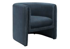 Ines Blue Fabric Accent Chair | Ortholuxe Home - Photo 2