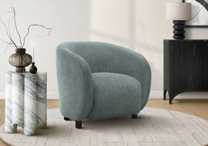 Josie Green Fabric Accent Chair | Ortholuxe Home
