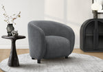 Josie Dark Grey Fabric Accent Chair | Ortholuxe Home