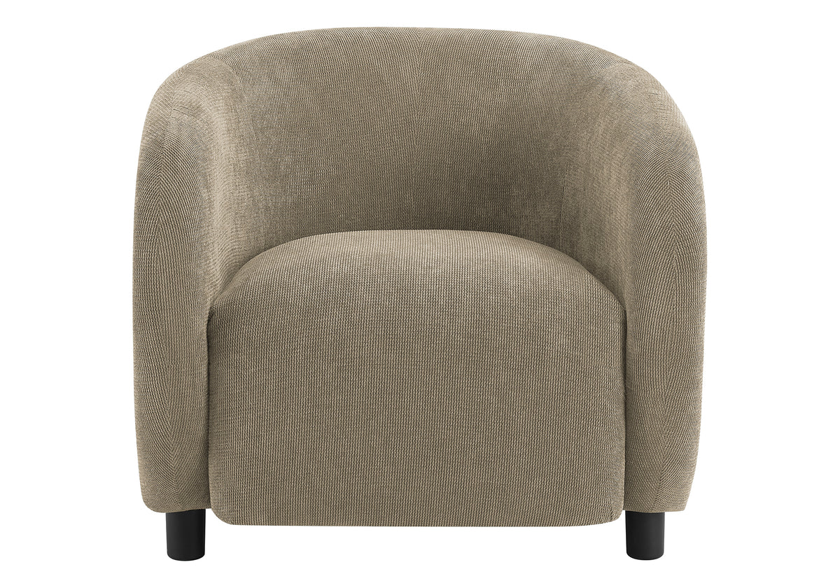 Josie Light Brown Fabric Accent Chair | Ortholuxe Home - Photo 3