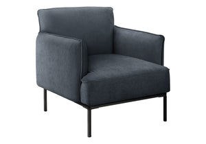 Livia Blue Fabric Accent Chair | Ortholuxe Home - Photo 2