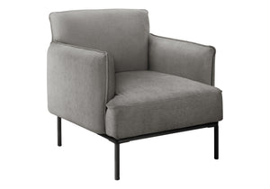 Livia Light Grey Fabric Accent Chair | Ortholuxe Home - Photo 2
