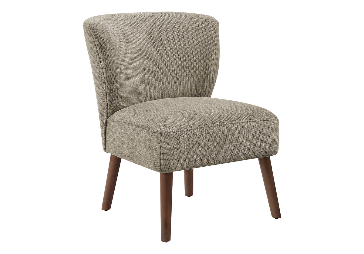 Livia Light Brown Fabric Accent Chair | Ortholuxe Home - Photo 2