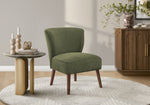 Livia Green Fabric Accent Chair | Ortholuxe Home