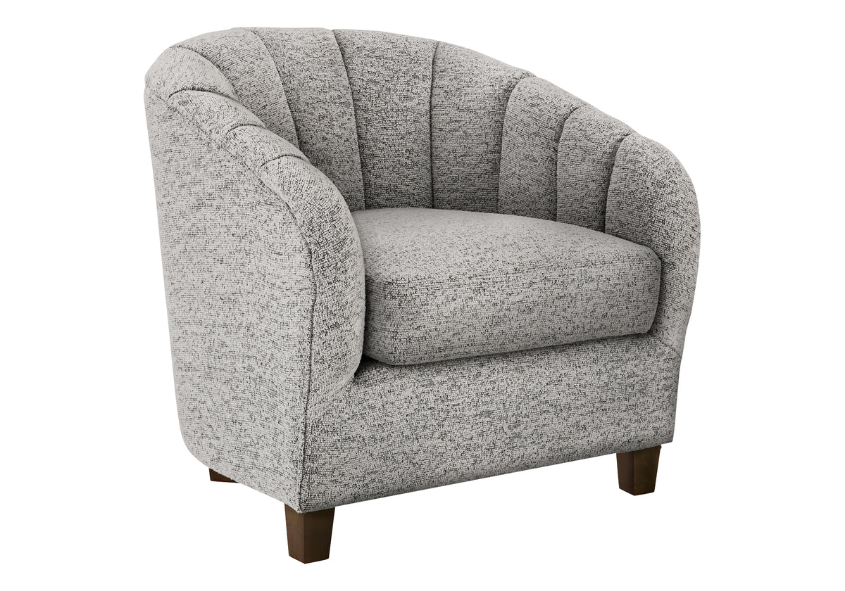 Margaux Silver Fabric Accent Chair | Ortholuxe Home - Photo 2