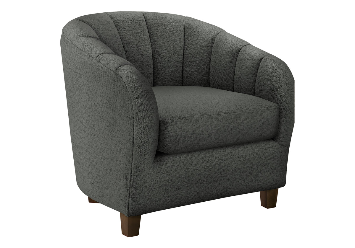 Margaux Grey Fabric Accent Chair | Ortholuxe Home - Photo 2