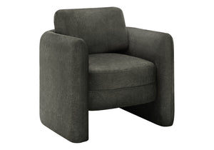 Margaux Dark Grey Fabric Accent Chair | Ortholuxe Home - Photo 2