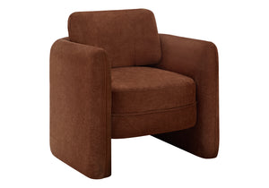 Margaux Terracotta Fabric Accent Chair | Ortholuxe Home - Photo 2