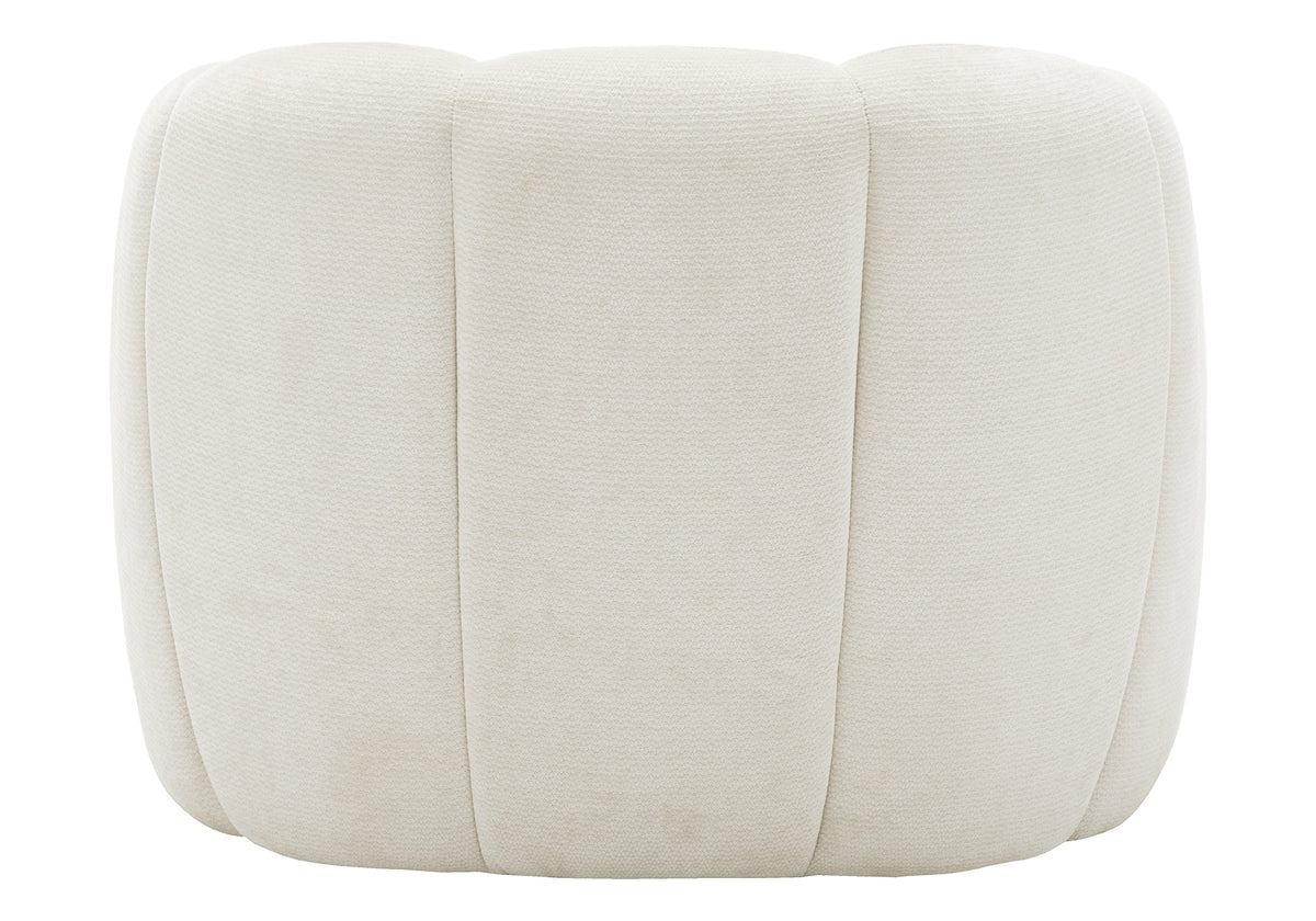 Olivia Cream Fabric Accent Chair | Ortholuxe Home - Photo 6