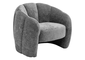 Olivia Dark Grey Fabric Accent Chair | Ortholuxe Home - Photo 2