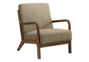 Vera Light Brown Fabric Accent Chair | Ortholuxe Home - Photo 2
