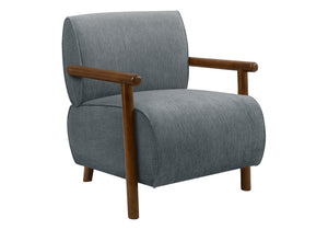 Yvette Light Blue Fabric Accent Chair | Ortholuxe Home - Photo 2