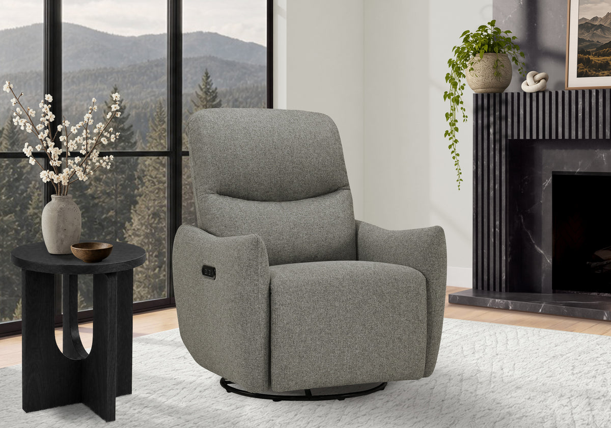 Zelda Silver Lumos Reclining Chair | Ortholuxe Home