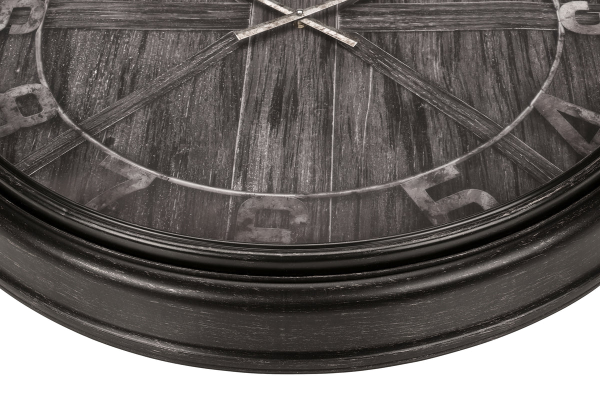 Blake Brown Wall Clock | Ortholuxe Home - Photo 3