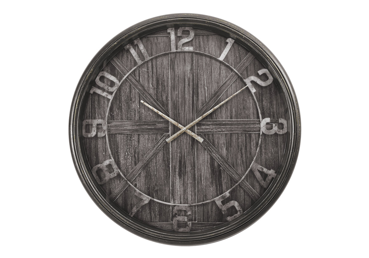 Blake Brown Wall Clock | Ortholuxe Home - Photo 2