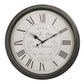 Blake Brown Wall Clock | Ortholuxe Home - Photo 2