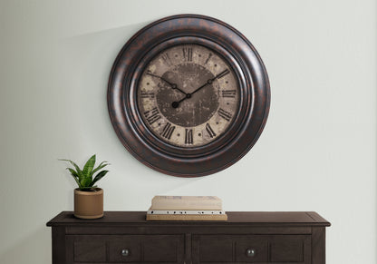 Blake Brown Wall Clock | Ortholuxe Home