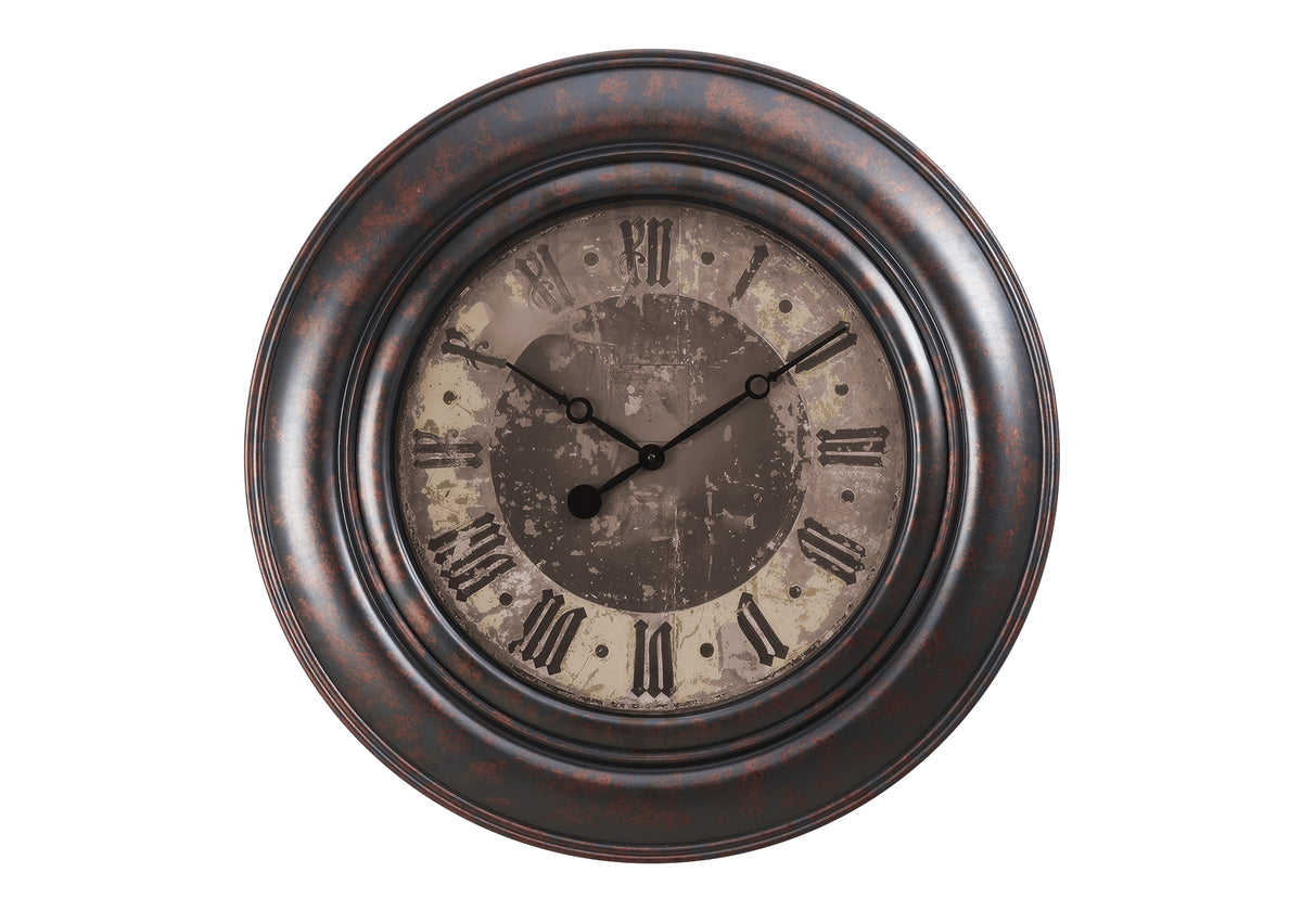 Blake Brown Wall Clock | Ortholuxe Home - Photo 2