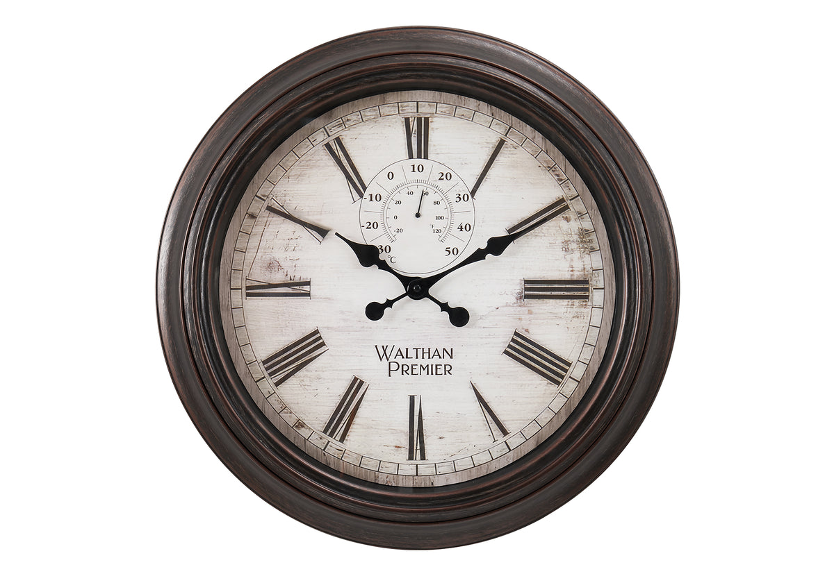 Drake Brown Wall Clock | Ortholuxe Home - Photo 2