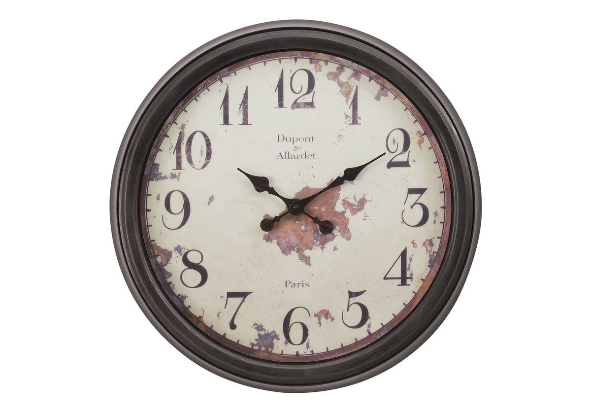 Drake Brown Wall Clock | Ortholuxe Home - Photo 2