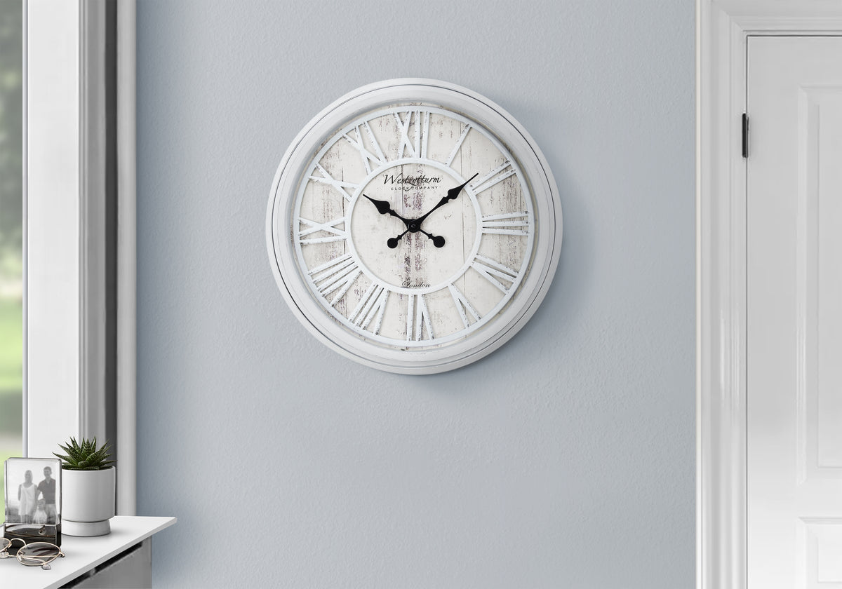 Drake Grey Wall Clock | Ortholuxe Home