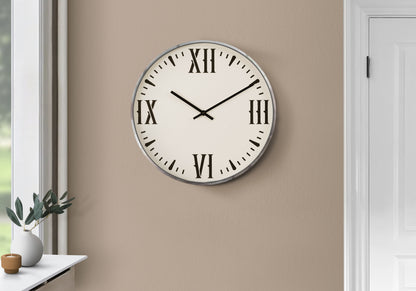 Flynn White Wall Clock | Ortholuxe Home